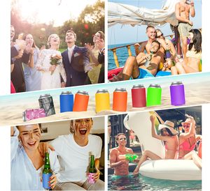 Funda Enfriadora de Latas U-Meking para el Día de la Independencia del 4 de Julio - Aislante Patriótico para Bebidas para Fiestas, Celebraciones, Eventos, Regalos al por Mayor - Product Image 6