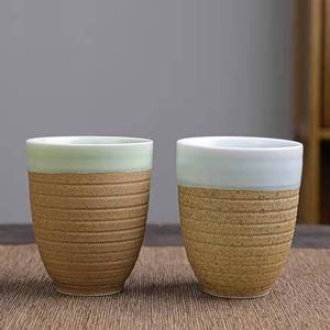 Tazze da <span class=keywords><strong>caffè</strong></span> fatte a mano in ceramica retrò in argilla <span class=keywords><strong>senza</strong></span> manico per ristorante e tazza da <span class=keywords><strong>caffè</strong></span> araba personalizzata per uso domestico - Product Image 2