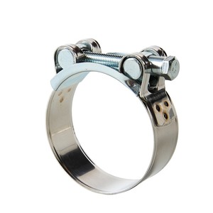 M8+M10 EPDM Rubber Lined High Strength Heavy Duty <b>Hose</b> <b>Clamp</b> pipe <b>Clamp</b> - Product Image 3