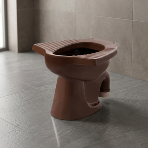 Luxury Magenta Vitrosa Anglo Indian Ceramic EWC S/P <b>Trap</b> Commode Floor Mounted Bathroom Toilet Pan Toilet Chair - Product Image 3