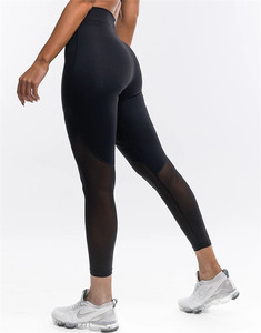 <span class=keywords><strong>Mallas</strong></span> de yoga para <span class=keywords><strong>mujer</strong></span>, pantalones deportivos, <span class=keywords><strong>mallas</strong></span> de compresión de nailon de malla, nuevo diseño - Product Image 6