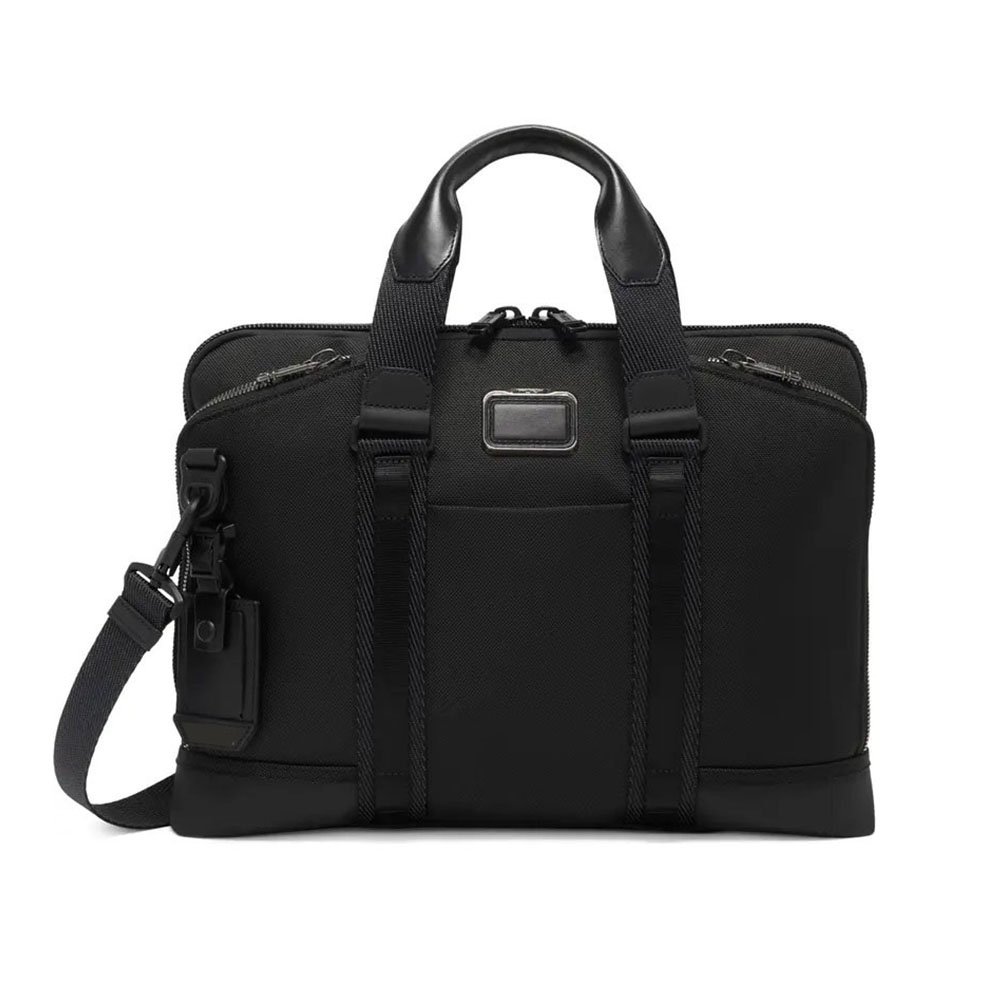 Брендовый Роскошный Тонкий деловой мужской портфель для ноутбука