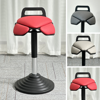 Tabouret ergonomique DiHao rouge de qualité supérieure pour position assise ou debout, chaise d'équilibre active