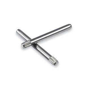Goupille droite moletée en acier inoxydable 304, diamètres 2mm, 3mm, 4mm, couleur argent, certifiée ISO 9001, personnalisable, prix usine OEM - Product Image 3