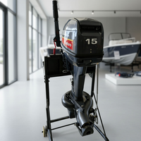 Moteur hors-bord à propulsion par jet à deux temps, neuf, 15 CV, arbre court, idéal pour les eaux peu profondes – Vente Flash