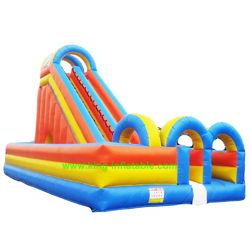 Inflatable Trò Chơi Thể Thao Khổng Lồ Inflatable Hồ Bơi Trượt Nước Trượt Đối Với Người Lớn