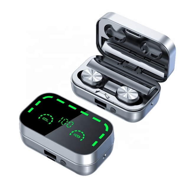 YD05 Wireless Earbuds BT 5.3 Hifi Stereo Digital Display TWS Sports Earphone In-Ear Gaming Headphones USB Output Touch Control