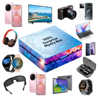 Nouvelle boîte mystère surprise avancée 2025, 100% Smartphone inclus, 100% surprise, produits aléatoires, boîte mystère, cadeaux de festival