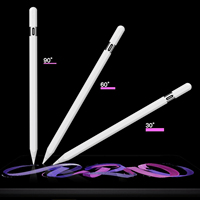 Stylet universel en aluminium plastique et métal pour tablettes iPad Android pour & plus avec attraction magnétique et pointe remplaçable