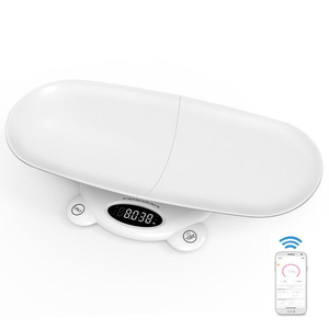 <span class=keywords><strong>120Kg</strong></span> 디지털 아기 체중계 LED 디스플레이 전체 복근 디자인 이동식 기능 배터리 신장 측정 앱 포함 - Product Image 6