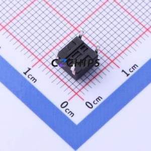 YTS-D004-2B Tactile Switch Through hole Component (THT)-4P,6x6mm Switch Single Pole Single Throw Round Button 2.5N Through Hole - Product Image 2