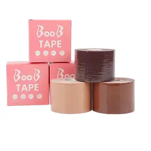 Wholesale Breathable 5m Breast Lift Tape Adhesive Roll Type Straps for Girls Factory Price New Breast Tape Accessories