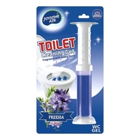 Gel désodorisant WC jetable efficace parfumé aux fleurs, pour l'élimination des taches et le nettoyage