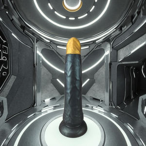 Alien Shaped flüssiges Silikon Spielzeug für Erwachsene Weiche realistische dicke Schwanz Dildo Saugnapf Metallic Attraktive Farbe Sexspielzeug - Product Image 3