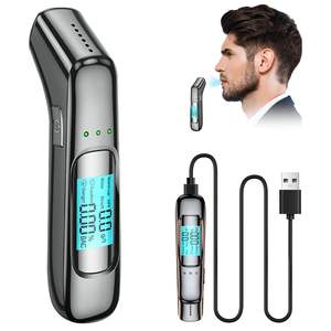 Alcootest portable à capteur semi-conducteur haute sensibilité, rechargeable par USB, avec affichage numérique et mesure de l'état d'ébriété - Product Image 1