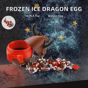 Figurine de renne en PLA imprimée en 3D, ornement animalier de Noël, modèle fini, jouet cadeau pour les enfants de 4 à 12 ans - Product Image 2