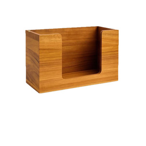 Boîte à mouchoirs en bois massif, style nordique, organisateur pour salle de bain, cuisine, bureau - Product Image 5