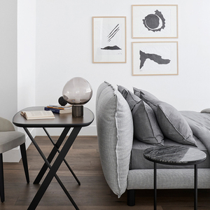 Thiết Kế Mới Giường Đặt Đồ Nội Thất Phòng Ngủ Hiện Đại Thông Minh Đồ Nội Thất Vòng Tròn Giường Hiện Đại Vua Kích Thước Vòng Giường Cho Biệt Thự - Product Image 3