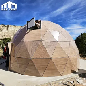 Geodesic Glamping House Glass Dome for Resort Hotel All Season Use