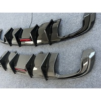 Lèvre de pare-chocs arrière de remplacement pour Audi A4/S4 Diffuseur arrière avec feux horizontaux 2017-2019