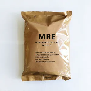 Meal Ready To Eat Menu 3 Emergency Mre Self Heating Mre