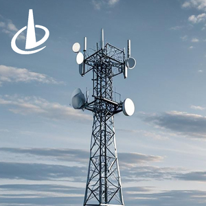 20M 120M <span class=keywords><strong>4</strong></span>-Poot Gegalvaniseerde Stalen Roostertoren Voor 5G Magnetron & Tv Signaaloverdracht - Product Image 2