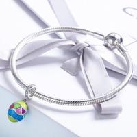 Oeufs de pâques, breloque en émail coloré, 925 argent, offre spéciale