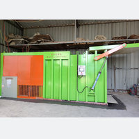 2-pallet vacuümkoeleermachines voor het koelen van bladgroenten en bloemen na de oogst