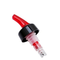 Distributeur automatique de liquides en plastique avec bec verseur gradué pour bouteilles de vin, de whisky et de liqueurs