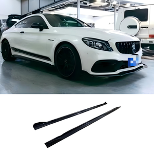 Nuovo Kit Carrozzeria in Fibra di Carbonio TAKD per <span class=keywords><strong>Mercedes</strong></span>-<span class=keywords><strong>AMG</strong></span> C63 2015-2021, Versione Due Porte, con Spoiler Anteriore, Minigonne Laterali e Diffusore - Product Image 6