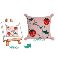 Porte-clés en peluche super doux personnalisable pour sacs, unisexe, ODM disponible