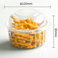 Contenants en plastique PET personnalisés pour boulangerie, boîtes jetables pour biscuits, pâtisseries, gâteaux, emballages à emporter