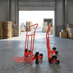 P Shape 150kg Metal Steel Truck Stair Climbing Wheel Dollies Portable Foldable for Industrial Storage Usage OEM Customized - Product Image 3