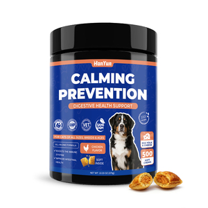 Friandises calmantes OEM pour chiens : Soulagent le stress quotidien, favorisent la relaxation et réduisent l'<span class=keywords><strong>anxiété</strong></span> <span class=keywords><strong>de</strong></span> <span class=keywords><strong>séparation</strong></span> - Product Image 1