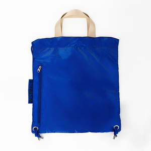 Customizable Custom Color Eco Pulling <b>Drawstring</b> <b>Backpack</b> Windbreaker Fabric Nylon Material Logo Pattern Rope Daily Use ROOTSMEN - Product Image 2