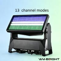 Projecteur LED Stroboscopique Mobile IP65 1500W avec Source LED RGB et Blanc Froid