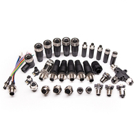 Câble de connecteur industriel M8, 6 broches, M8 M12, 3, 4, 5, 8, 12, 17 broches, mâle femelle, câble M12