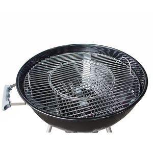 <span class=keywords><strong>Barbecue</strong></span> portable en acier pour jardin et camping, avec chariot, au charbon de bois, en forme de pomme, pour la cuisson - Product Image 2