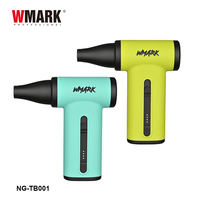 WMARK NG-TB001 Mini ventilateur turbo portable haute vitesse coloré, sèche-cheveux électrique, souffleur d'air, outil professionnel pour barbier pour salon
