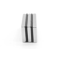 Bloque de imán de Ndfeb Rectangular súper fuerte, gran fabricante, imanes de neodimio N52 NdFeB, imanes de neodimio de barra permanente