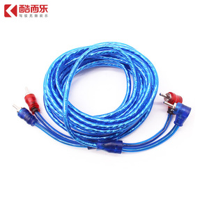 สายสัญญาณเสียง RCA ยี่ห้อ KUERL แบบทองแดงแท้ หัวต่อชาย-ชาย ยาว 5 เมตร สำหรับเครื่องเสียงรถยนต์ หุ้มด้วย PVC - Product Image 4