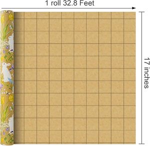 Original <b>Easter</b> Bunny Colorful Wild Flower Kraft <b>Wrapping</b> <b>Paper</b> For <b>Easter</b> Day And Festival Decoration - Product Image 5