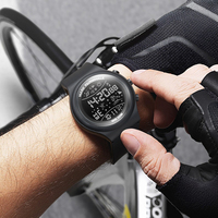 Mark Fairwhale Herren Digitale Multifunktions-Sportuhr 44mm Leuchtanzeige 30m Wasserdicht Silikonarmband Leichtgewicht FW-4440
