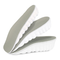 Demi-semelles en EVA à motif popcorn pour augmenter la taille, en améliorments de 1,5/2,5/3,5 cm pour une hauteur supplémentaire