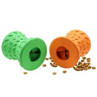 Jouet à mâcher interactif pour chien en bois, mangeoire lente, couineur, motif dessin animé, populaire, mignon, élégant, durable, pour l'entraînement et le soulagement de l'ennui
