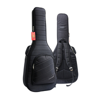 Sac à dos imperméable épaissi en Oxford 600D, style sacoche de transport pour guitare folk/acoustique de 41/42 pouces, résistant aux rayures