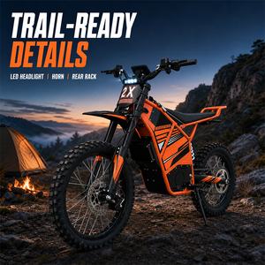Motocicleta Todoterreno SLMD-2X 2026, la Más Reciente, para Adultos, 72V, Alta Velocidad 90km/h, Motocross, con Envío DDP, en Stock - Product Image 4