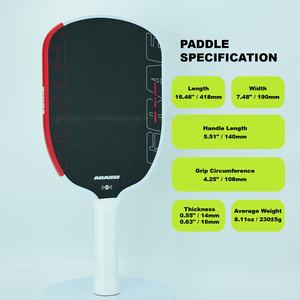 Racchetta da Pickleball Professionale ChengYan OEM Personalizzata <span class=keywords><strong>Graf</strong></span> Pro 14mm 16mm in Fibra di Carbonio Toray T700 Leggera - Product Image 5