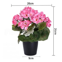 Plantes artificielles de luxe en pot, plantes d'intérieur écologiques en plastique, verdure décorative pour la maison et les mariages
