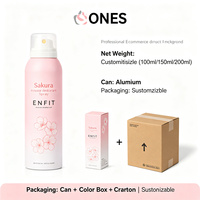 Дезодорант-мусс-спрей Sakura Limited Edition без спирта для всего тела для женщин, без алюминия, контроль запаха до 72 часов